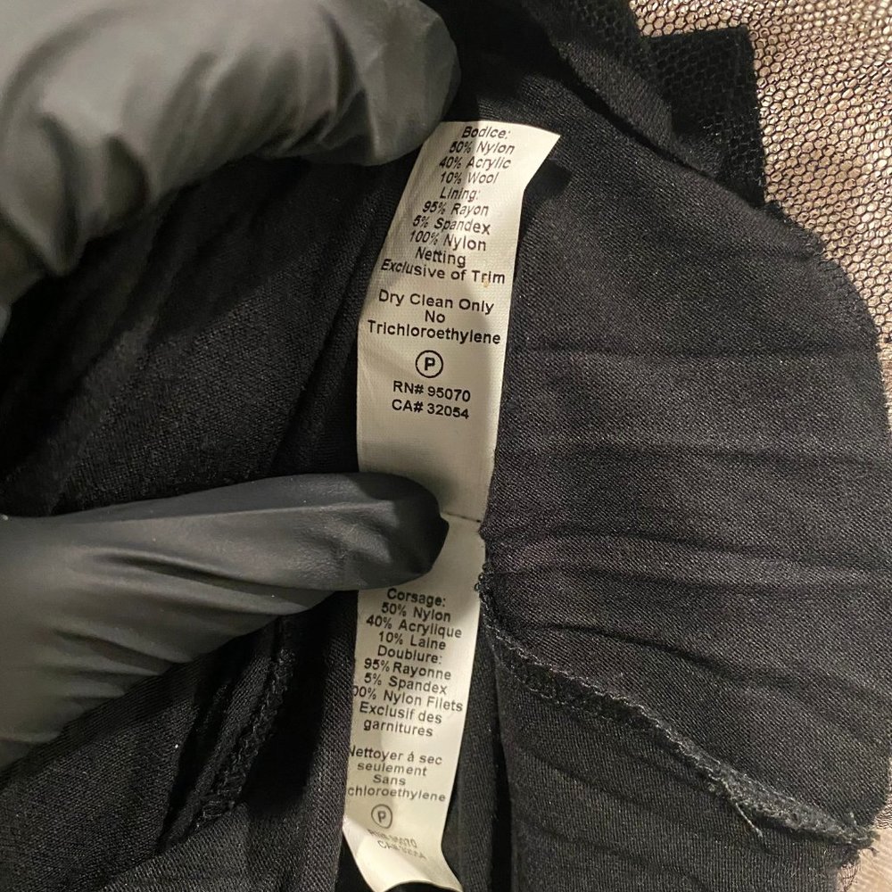 Made In San Francisco Black And Tan Dress Small - Picture 8 of 8